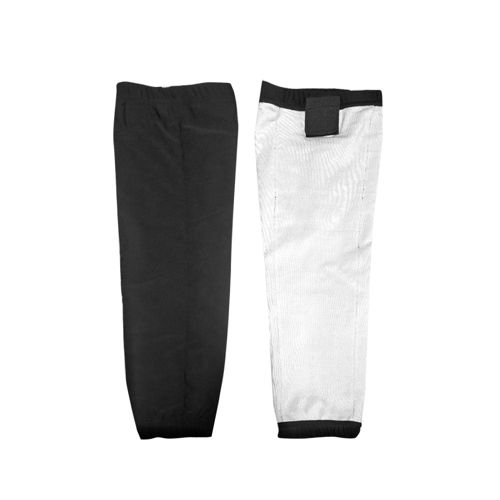 Hockey cut-resistant leg socks, logo/color customization available.