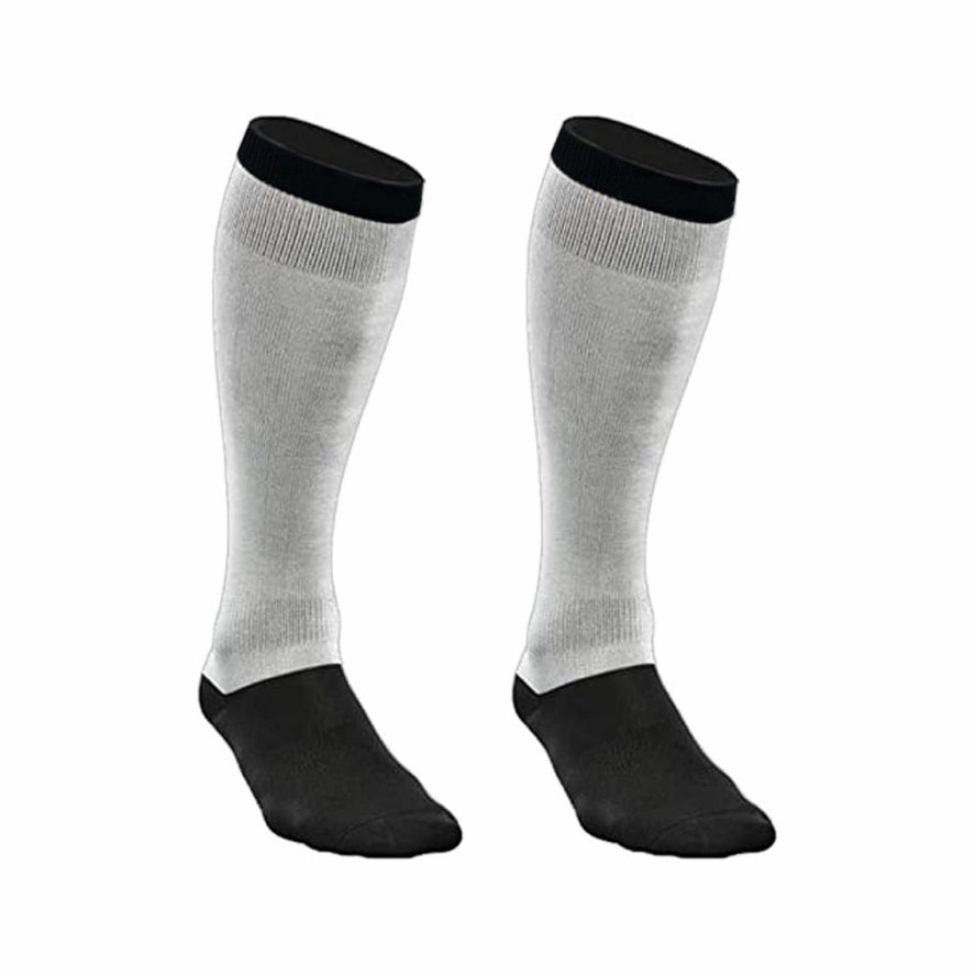 Hockey cut-resistant socks, logo customization available.