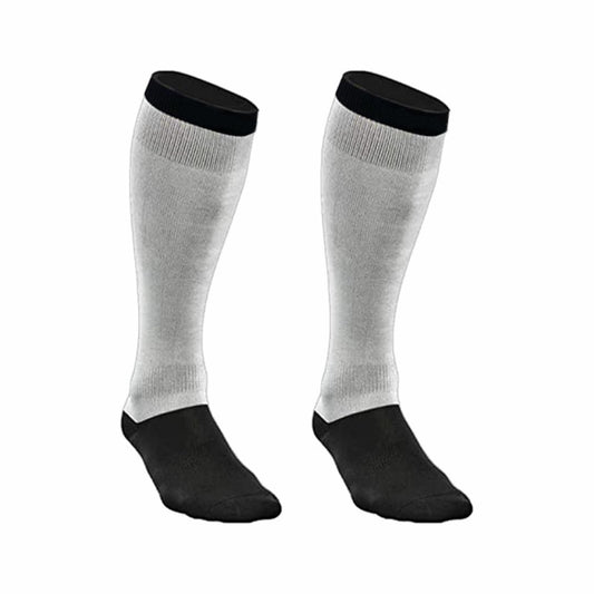Hockey cut-resistant socks, logo customization available.