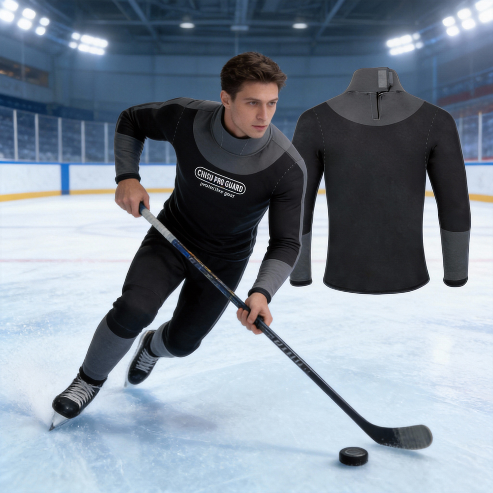 Ice hockey Base Layer protective gear neck guard cut resistant protector shirt  PGS4