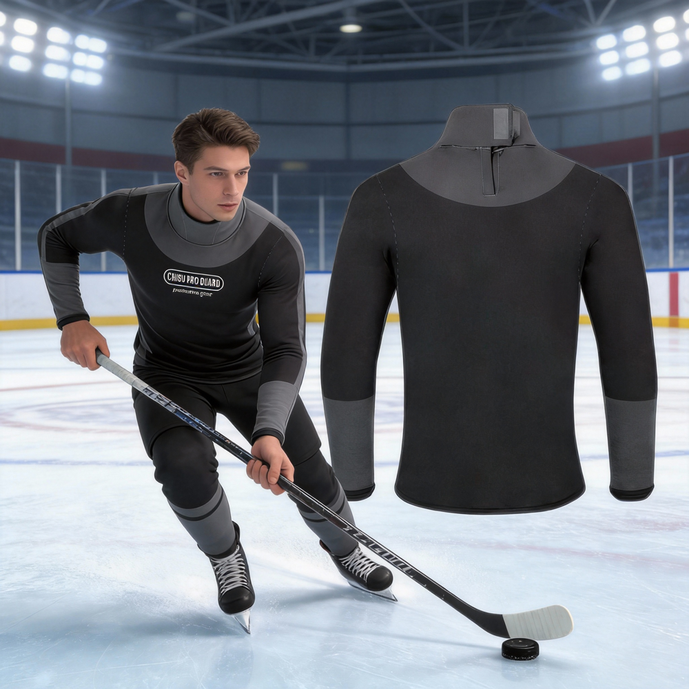Ice hockey Base Layer protective gear neck guard cut resistant protector shirt  PGS4