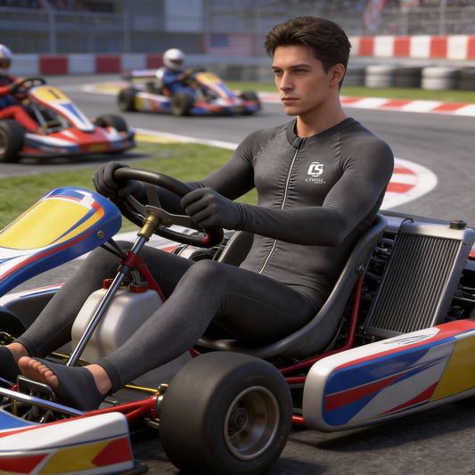 cut proof  Cut-resistant karting One Piece Undersuit